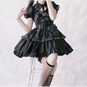 Klein Plaid Lolita Style Thigh Rings by Alice Girl (AGL45C)